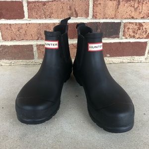 Black Chelsea Hunter Boots